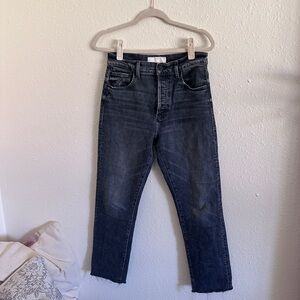 MOTHER - black straight leg